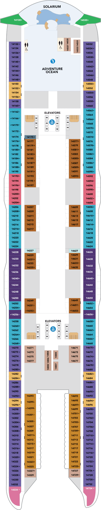 Plan for Deck 14
