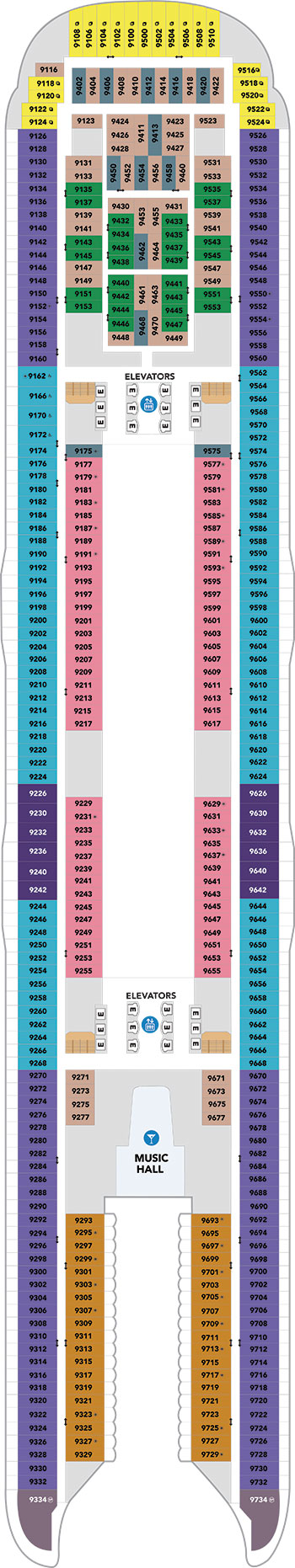 Plan for Deck 9