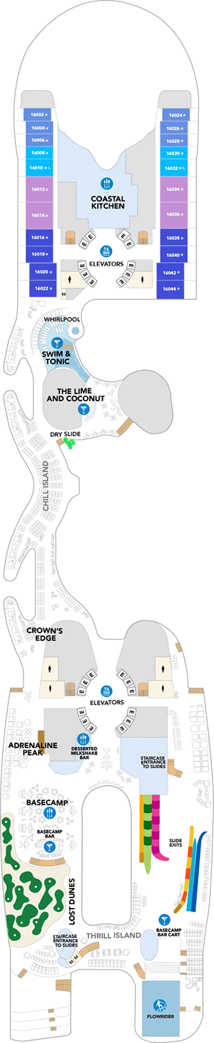 Plan for Deck 16