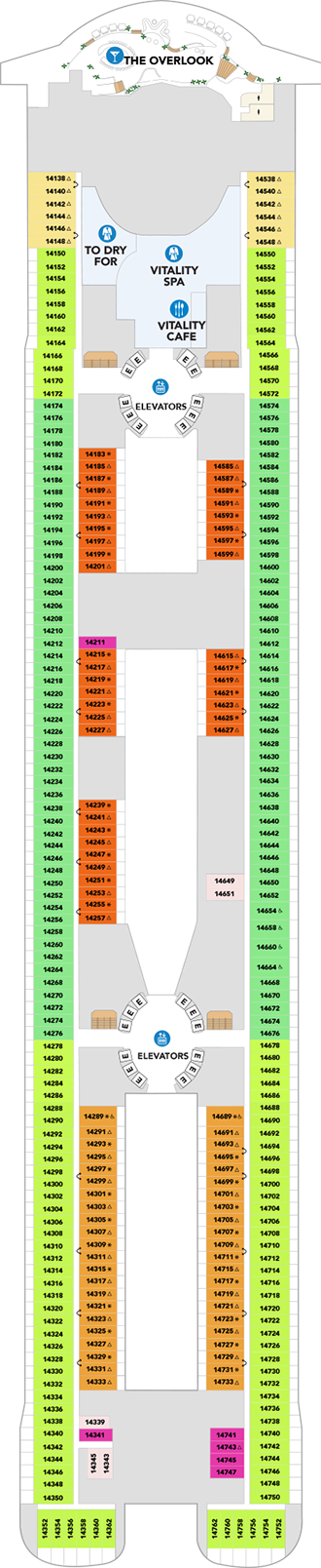 Plan for Deck 14