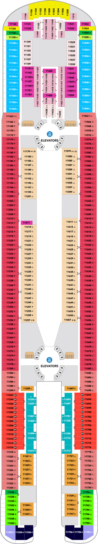 Plan for Deck 11