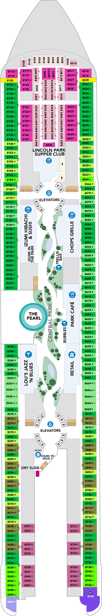 Plan for Deck 8
