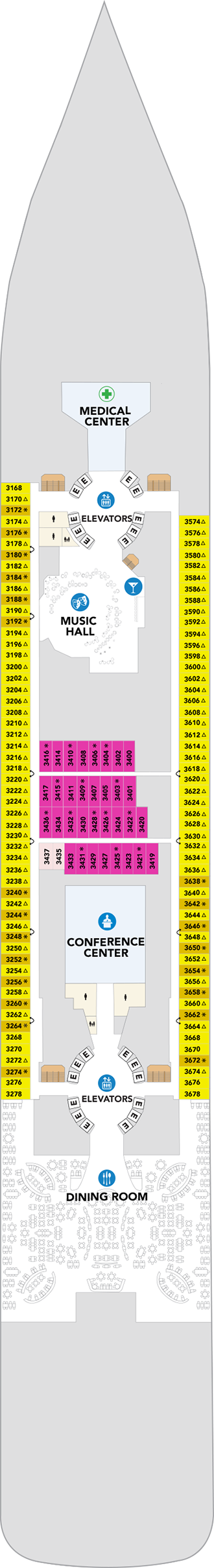 Plan for Deck 3