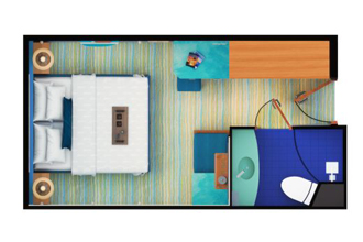 Sample Cabin Image for Category Code 235 (Cozy Interior Stateroom)