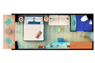 Sample Cabin Image for Category Code 231 (Breezy Balcony Stateroom)