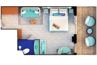 Sample Cabin Image for Category Code 233 (Serene Junior Suites)