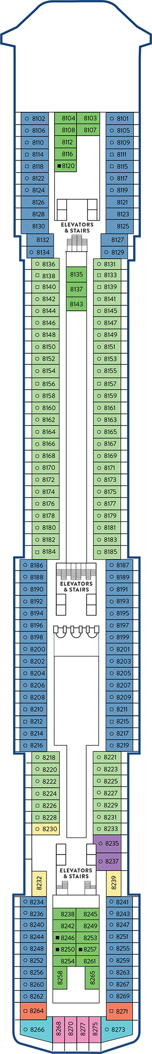 Plan for Deck 8