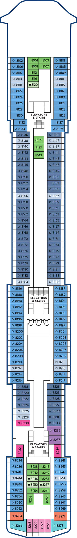 Plan for Deck 8