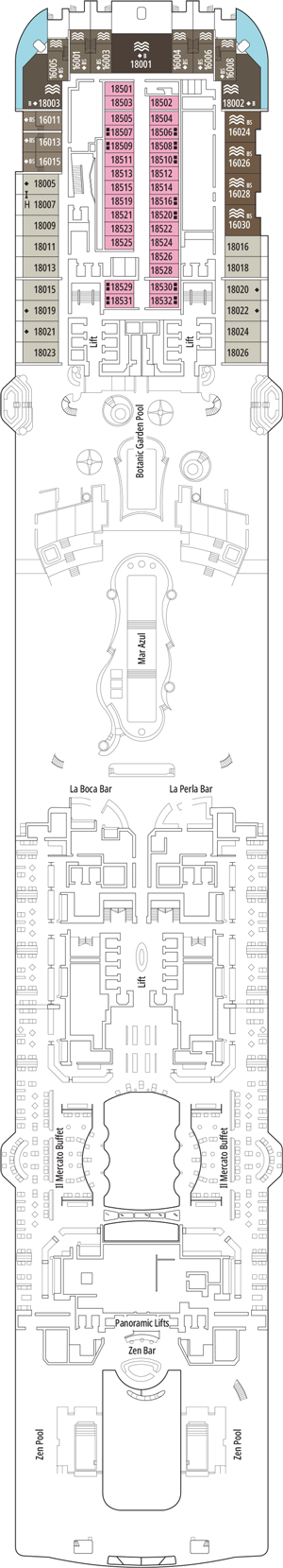 Plan for Deck 18