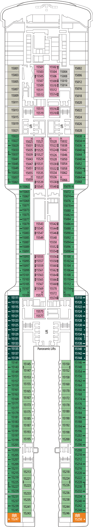 Plan for Deck 15