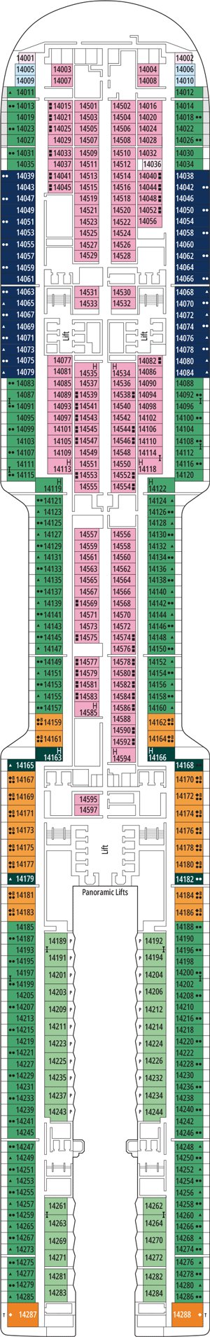 Plan for Deck 14
