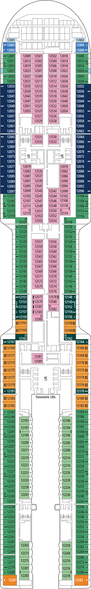 Plan for Deck 12
