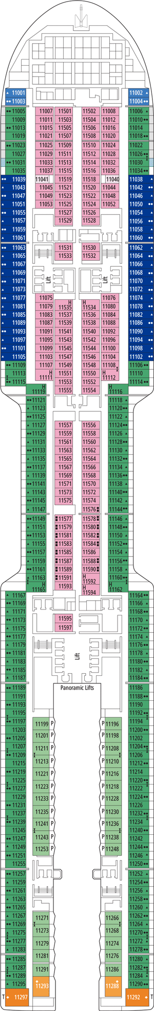 Plan for Deck 11