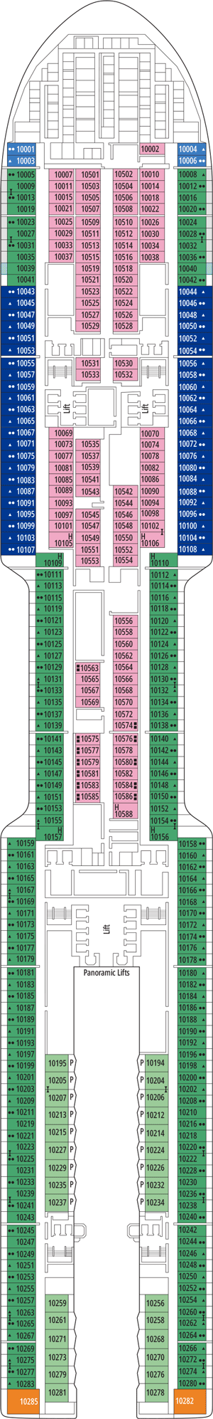 Plan for Deck 10