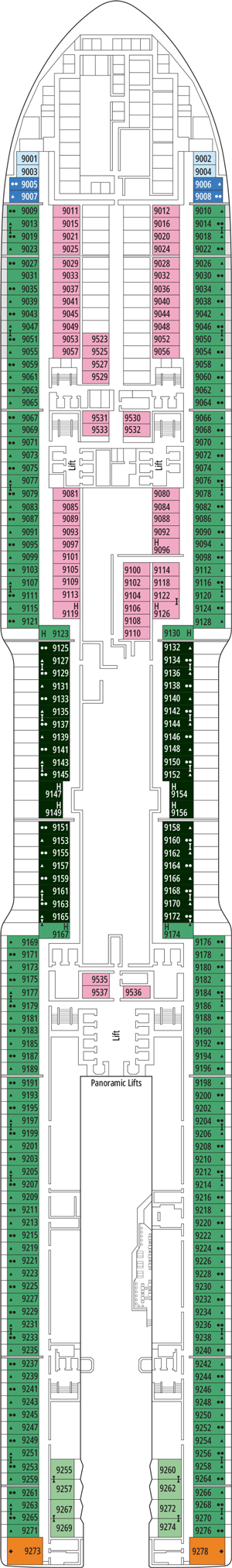 Plan for Deck 9
