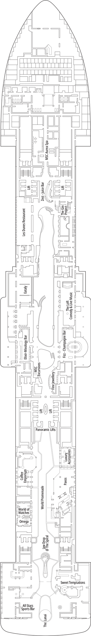 Plan for Deck 8