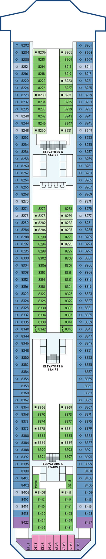 Plan for Deck 8