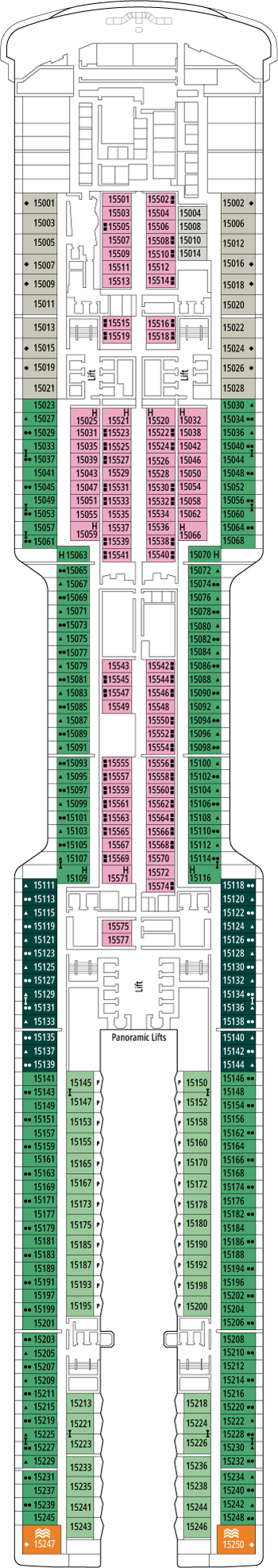 Plan for Deck 15