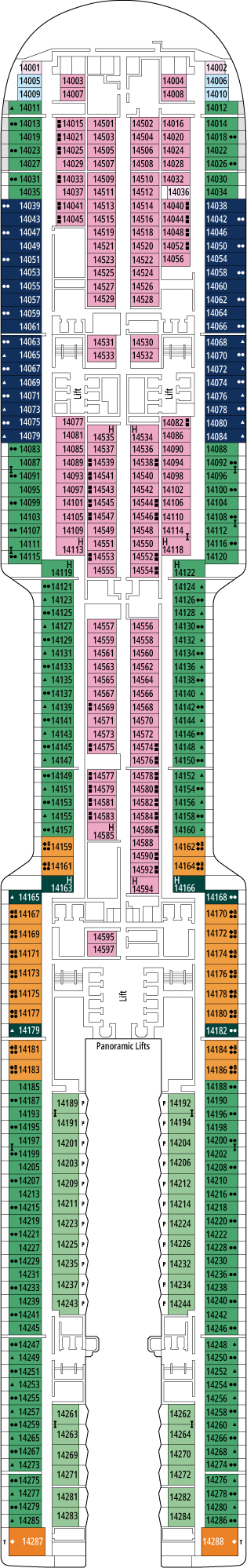 Plan for Deck 14