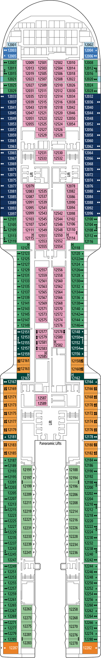 Plan for Deck 12