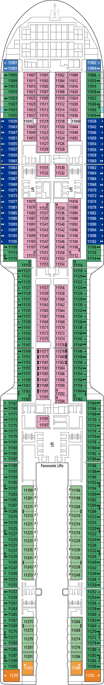Plan for Deck 11
