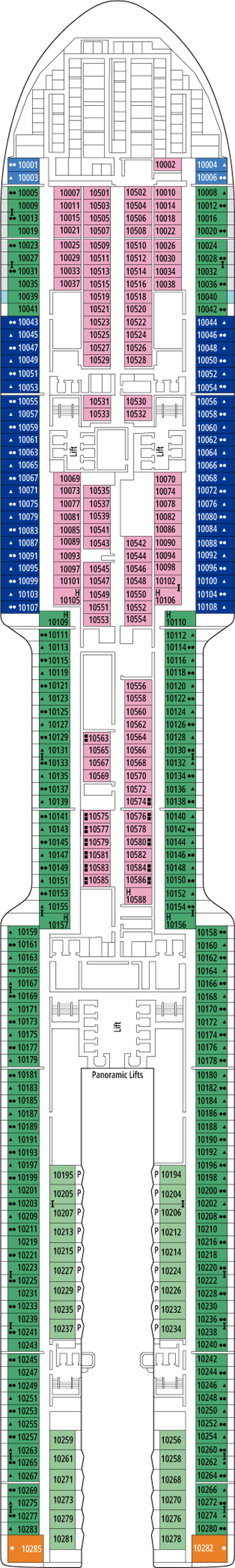 Plan for Deck 10