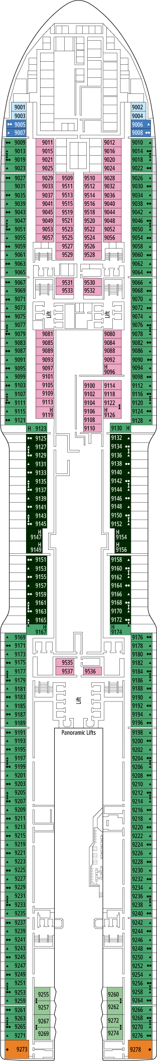 Plan for Deck 9