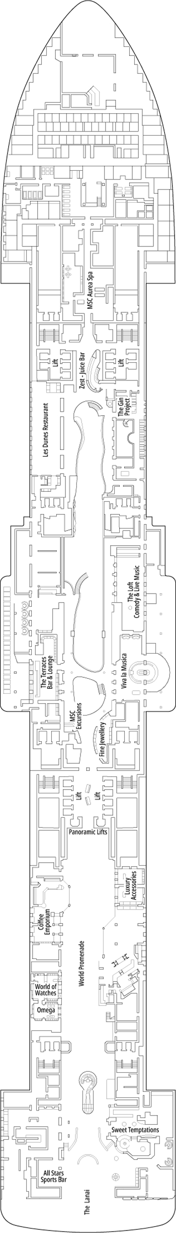 Plan for Deck 8