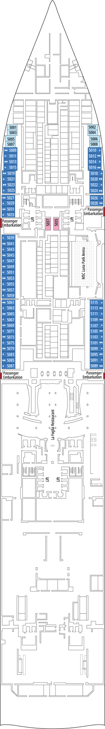 Plan for Deck 5