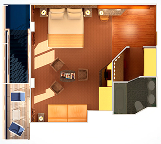 Sample Cabin Image for Category Code JS (Junior Suite)