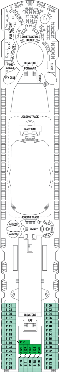 Plan for Deck 11