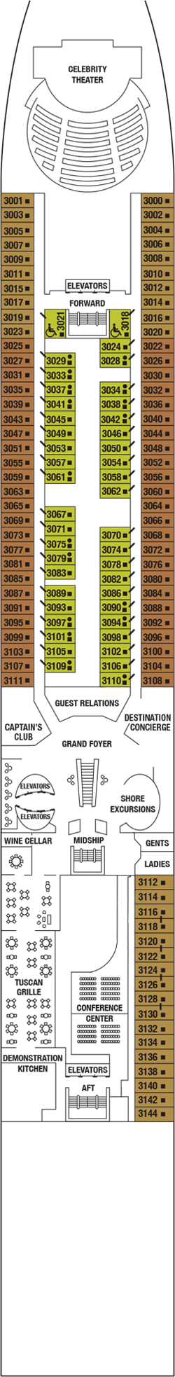 Plan for Deck 3