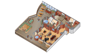 Sample Cabin Image for Category Code PS (Penthouse Suite)