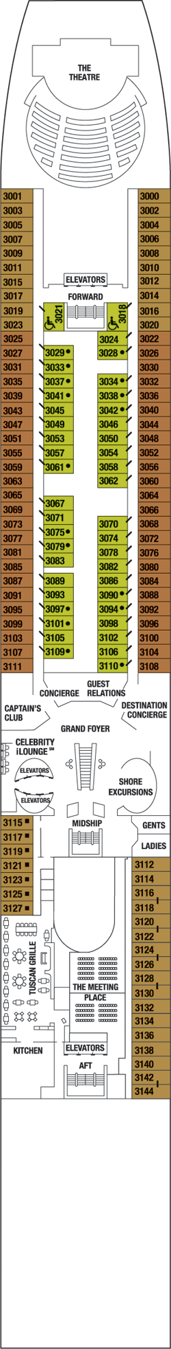 Plan for Deck 3