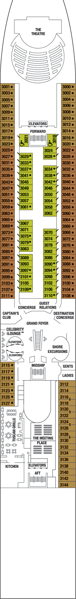 Plan for Deck 3