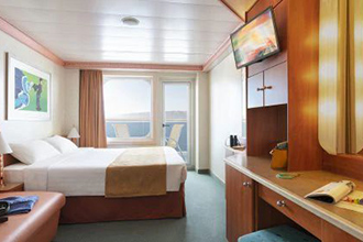 Sample Cabin Image for Category Code BP (Cabins with ocean view balcony)