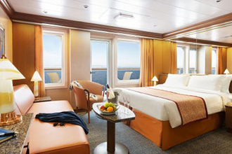Sample Cabin Image for Category Code S (Suite with ocean view balcony)