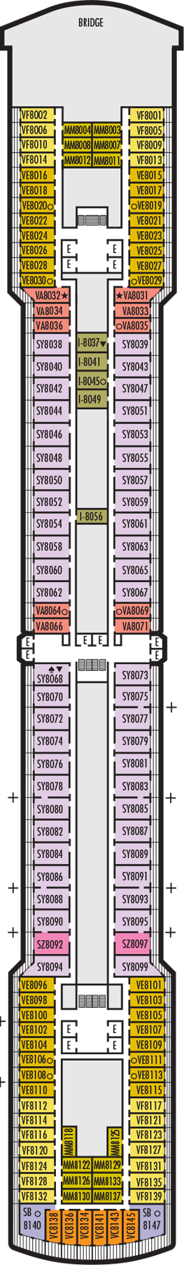 Plan for 8 - Navigation Deck