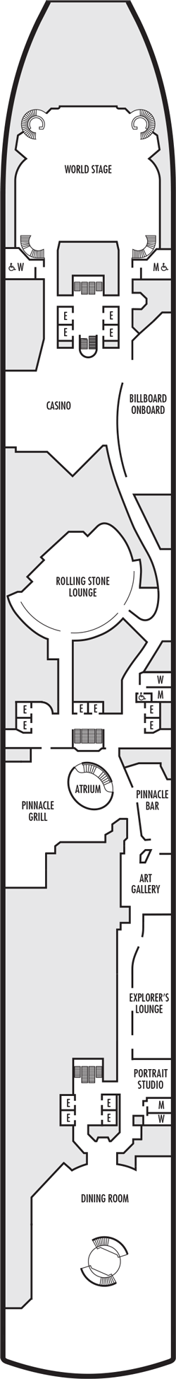 Plan for 2 - Lower Promenade Deck