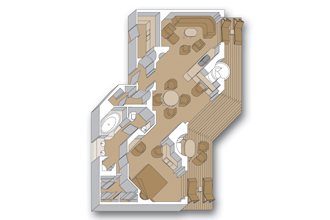 Sample Cabin Image for Category Code PS (Pinnacle Suites (Penthouse Verandah Suites))