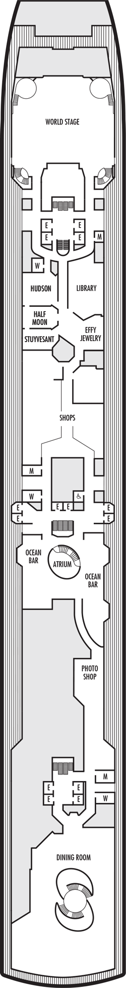 Plan for 3 - Promenade Deck