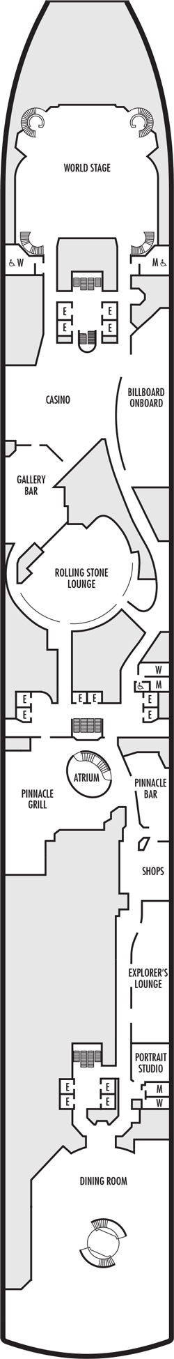 Plan for 2 - Lower Promenade Deck