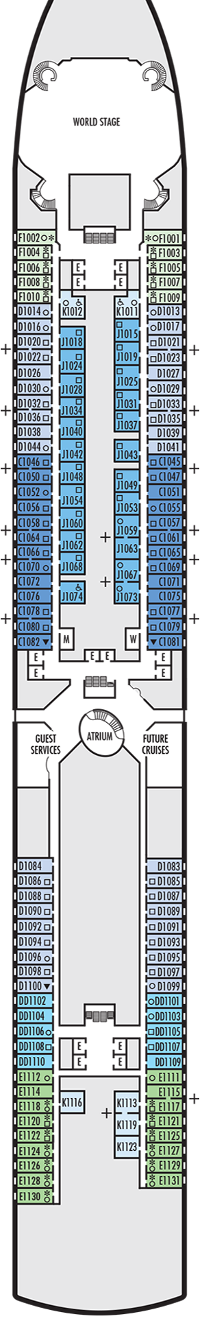 Plan for 1 - Main Deck