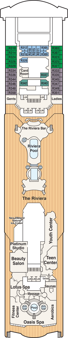 Plan for 12 - Riviera Deck