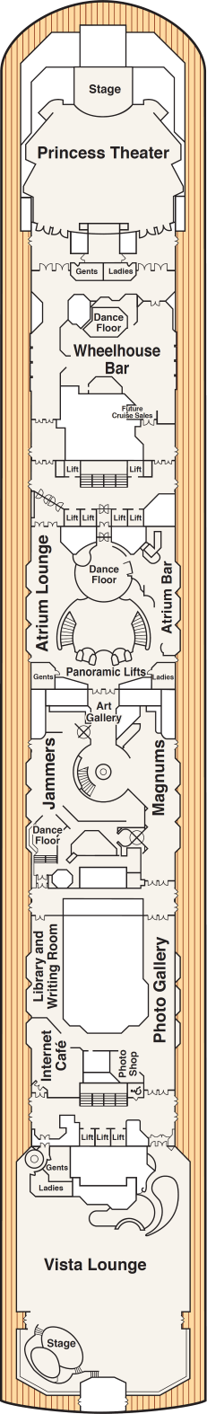 Plan for 7 - Promenade Deck