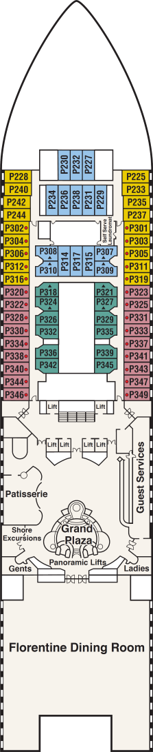 Plan for 5 - Plaza Deck