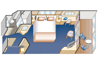 Sample Cabin Image for Category Code BA (Balcony)