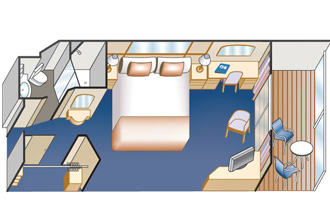Sample Cabin Image for Category Code BD (Balcony)