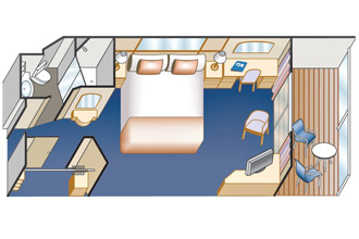 Sample Cabin Image for Category Code BX (Balcony)