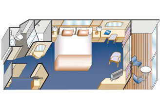 Sample Cabin Image for Category Code BY (Balcony)